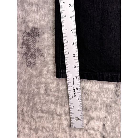 Anthropologie Jeans 27 Womens Pilcro High Rise Boot Flare Trouser Black Denim - Picture 5 of 7